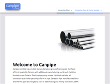 Tablet Screenshot of canpipe.com